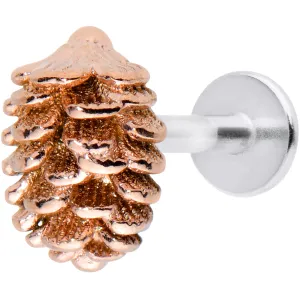 16 Gauge 5/16 Autumn Pine Cone Labret Monroe Tragus