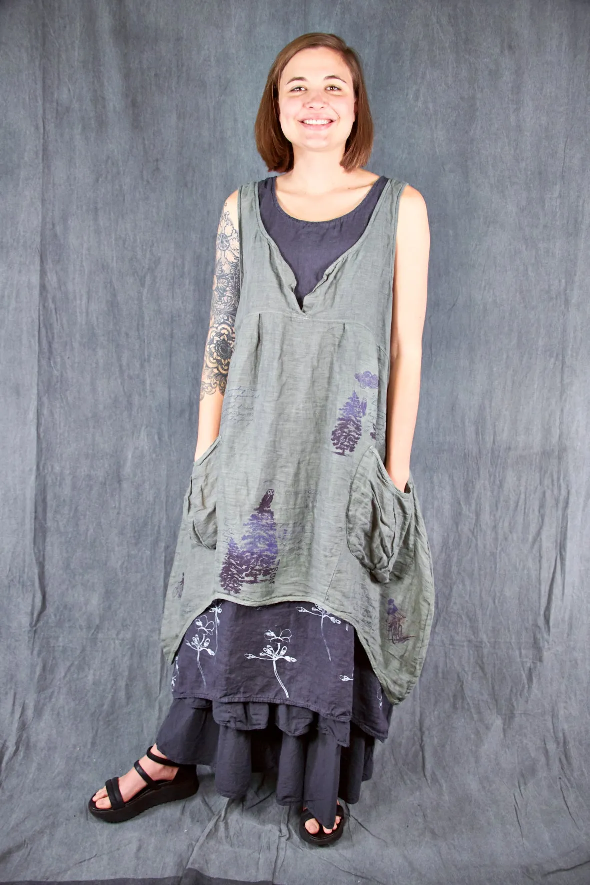 6185 Light as Air Midlayer Caper-P