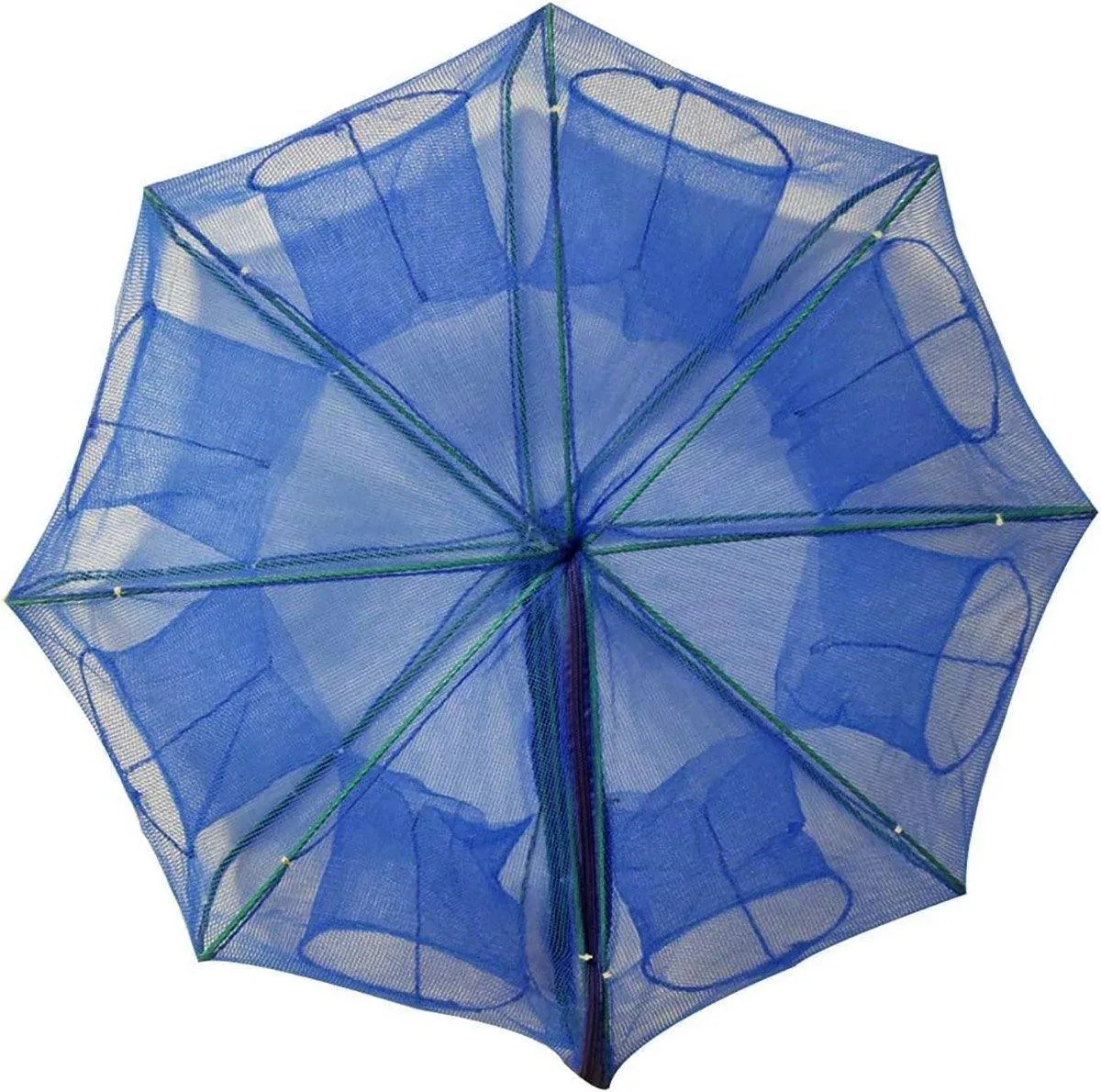 6/8/10 Holes Fishing Net Small Foldable Square Folding Shrimp Eel Lobster Trap