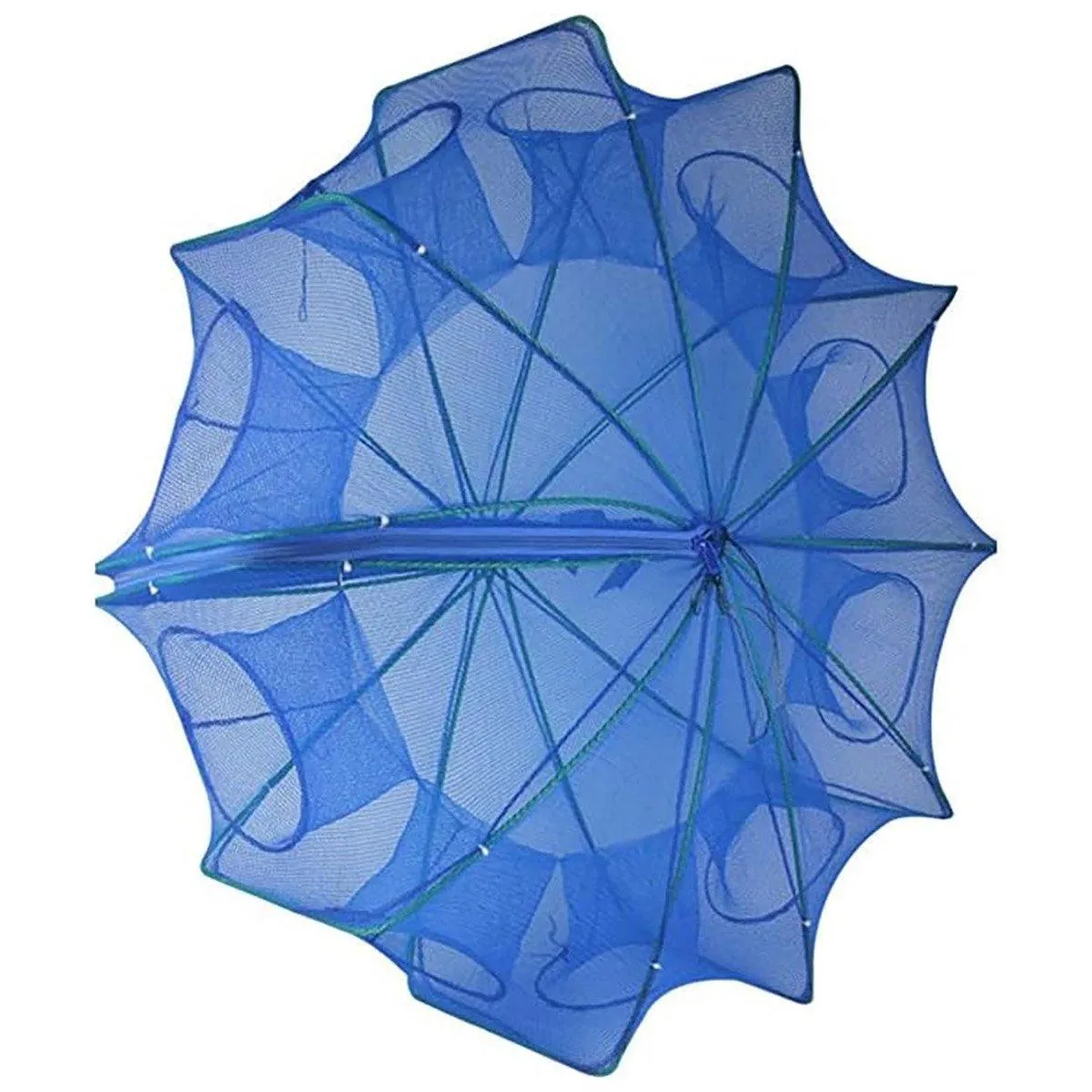 6/8/10 Holes Fishing Net Small Foldable Square Folding Shrimp Eel Lobster Trap