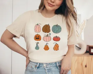 9 Pumpkins Fall T-Shirt