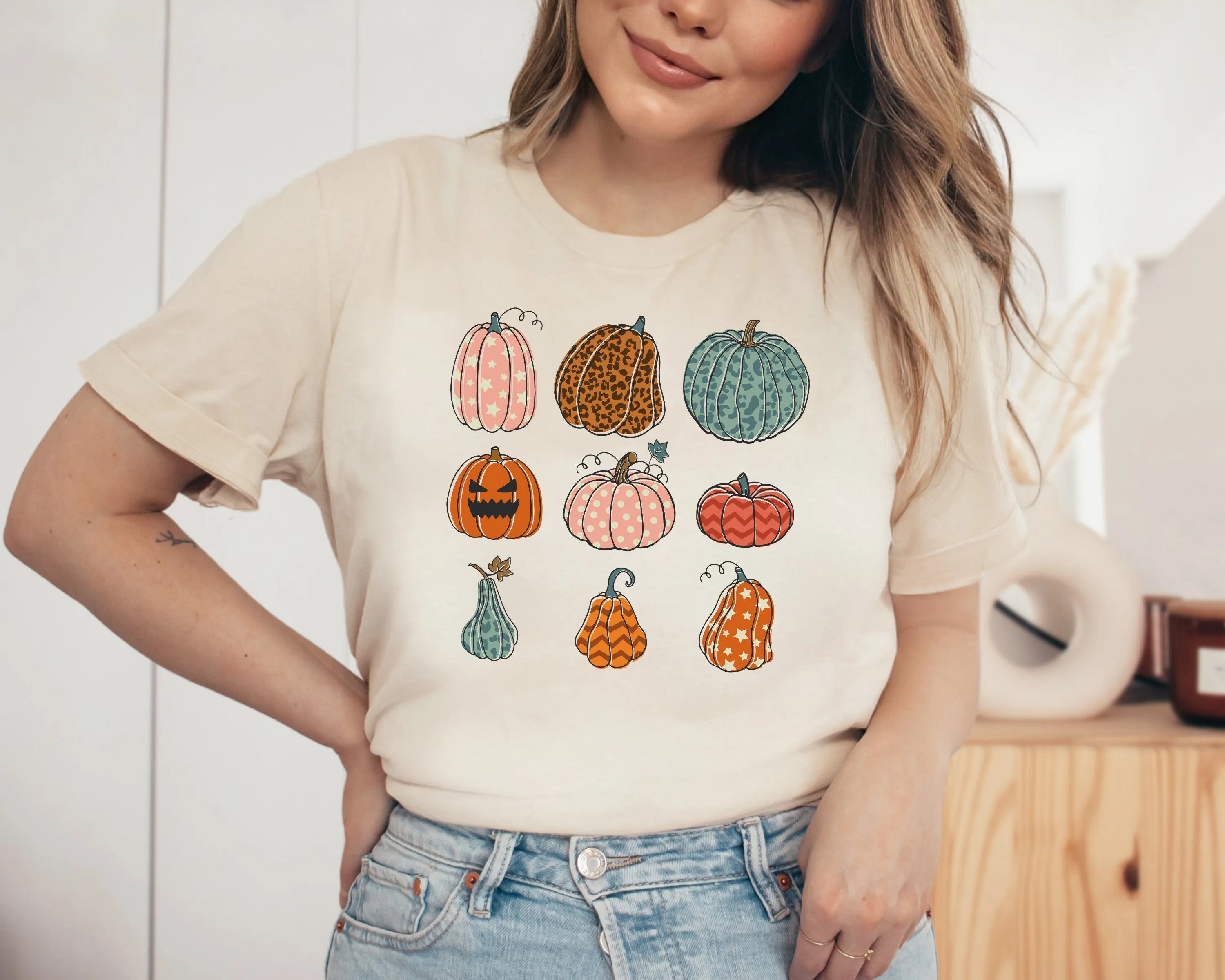 9 Pumpkins Fall T-Shirt