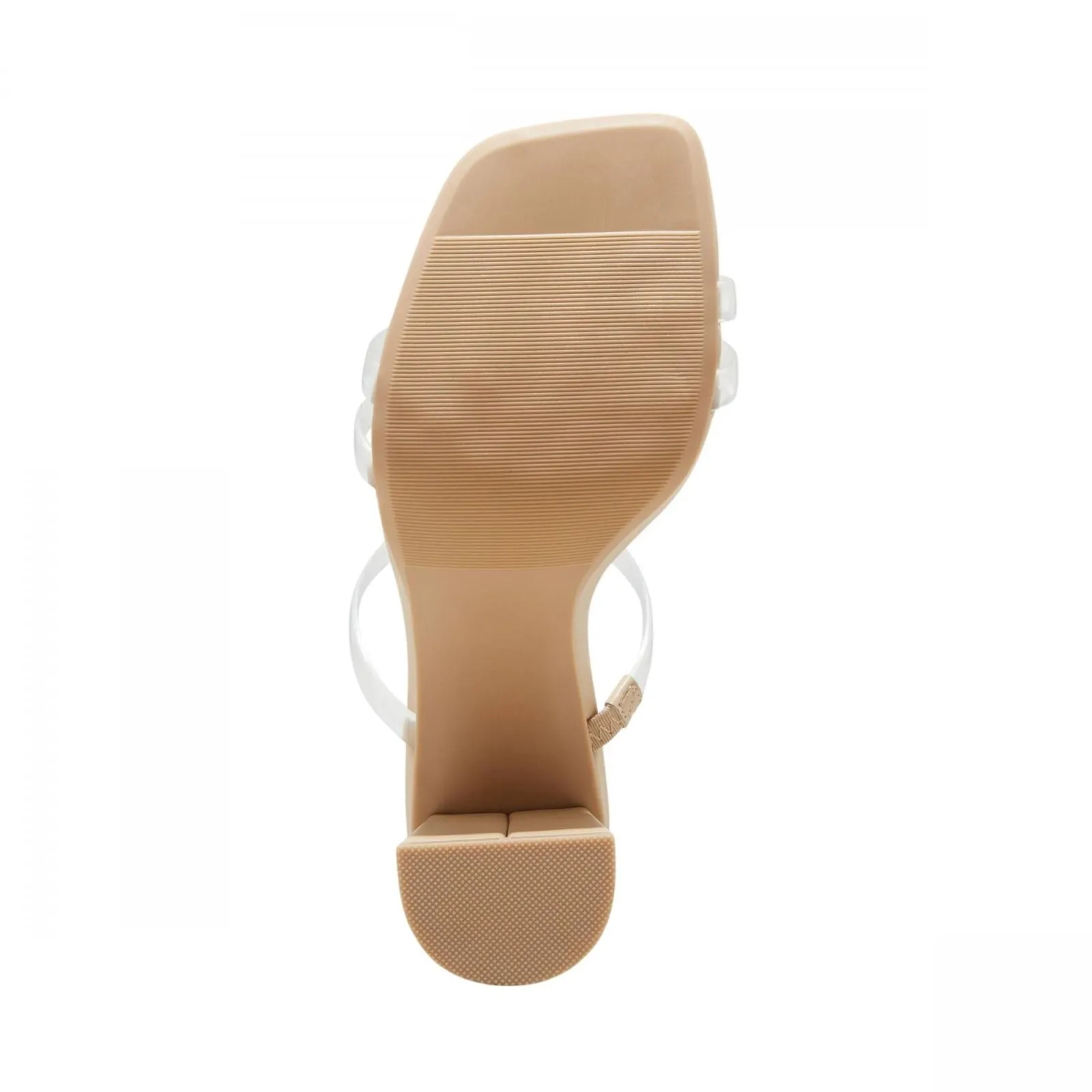 A New Day Womens Stacy Mule Heels 89530523 Clear Brown 11M