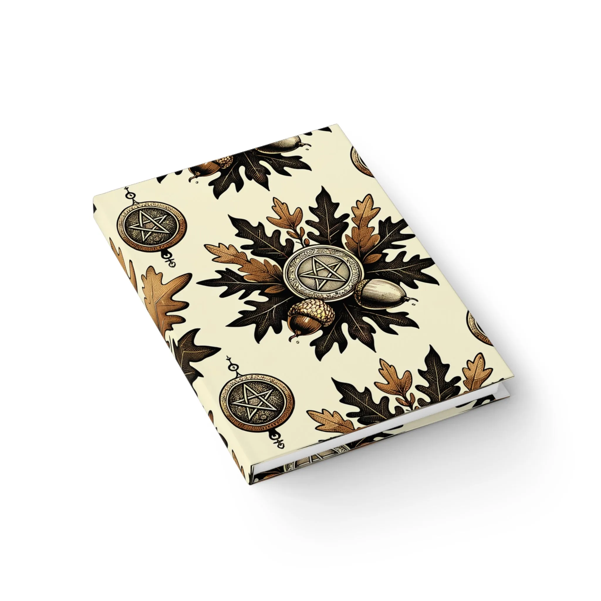 Acorns, Pentacles, and Autumn Leaves Journal 