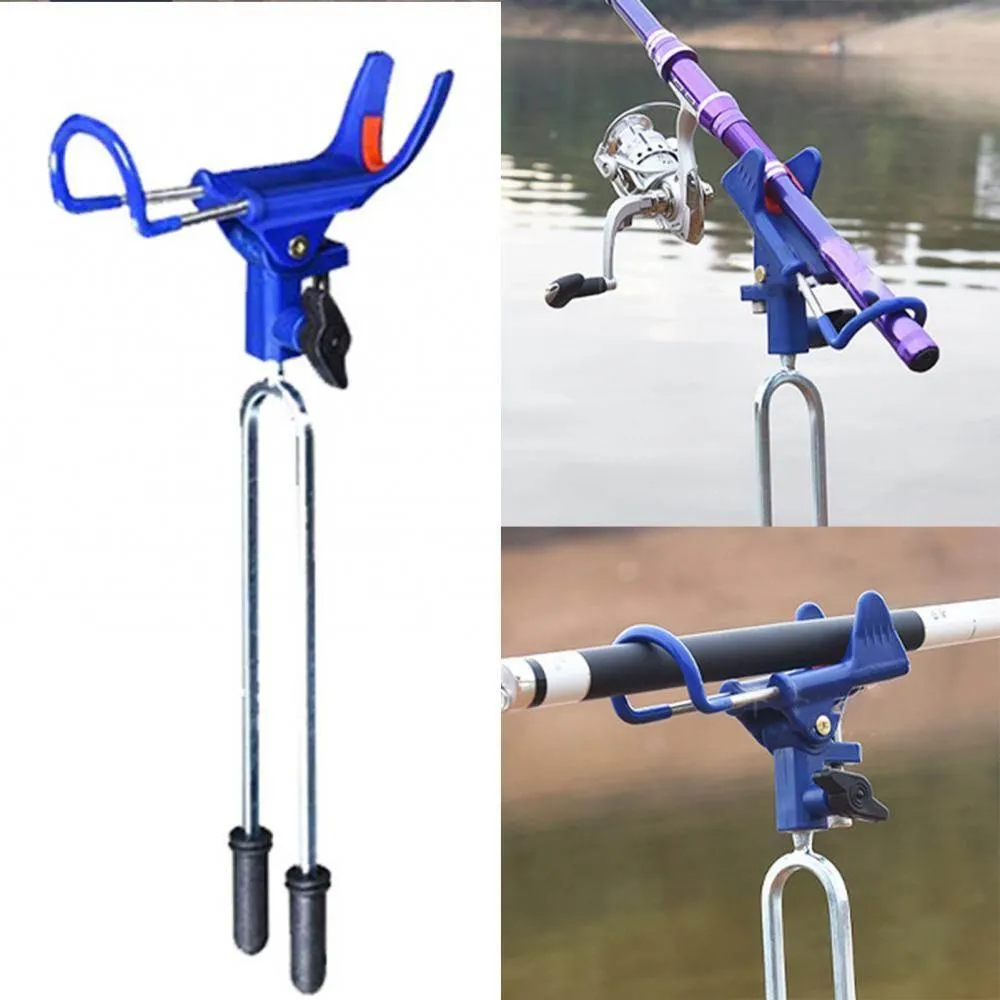 Adjustable Stainless Steel Fishing Rod Holder - Fishing Gear Accessory