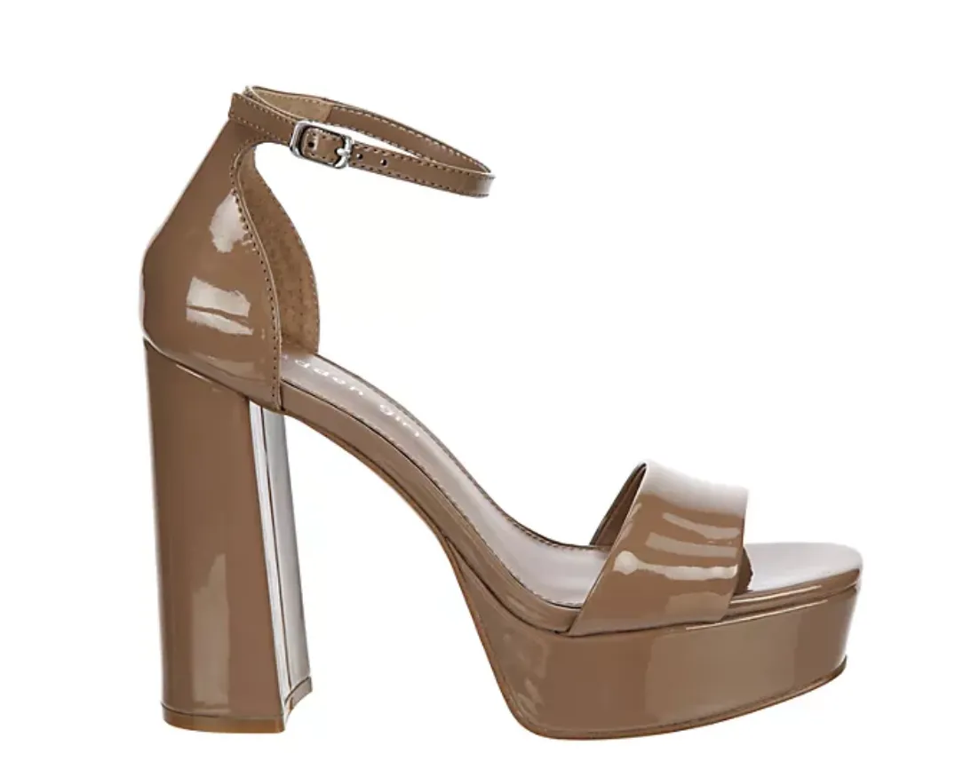 Ankle Strap Block Heel