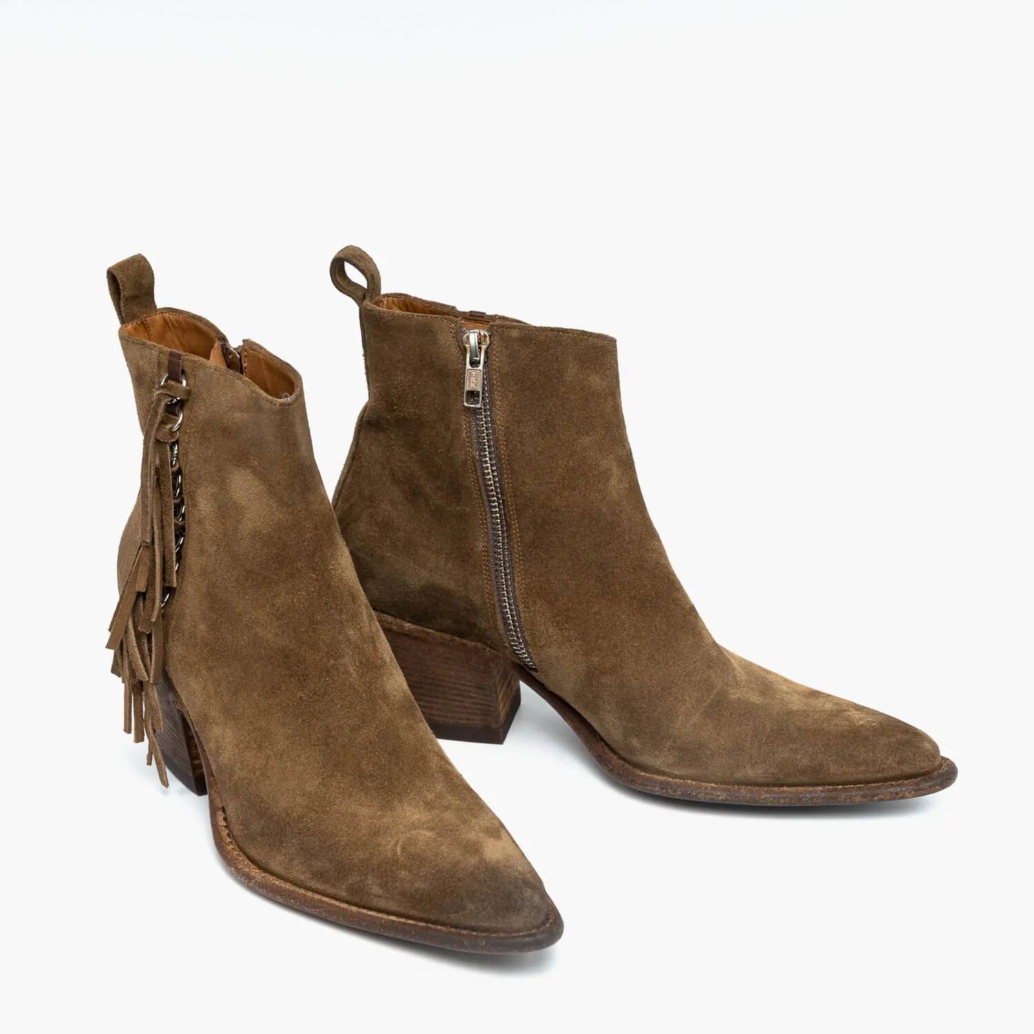Anna | Model 3785 Texan-style boots beer-colored