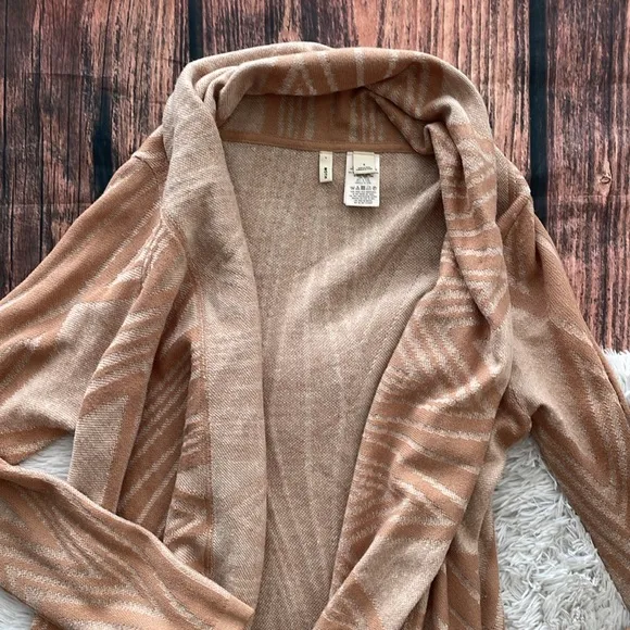 Anthropologie Moth Cafe Waterfall Aztec Cardigan