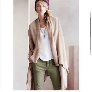 Anthropologie Moth Cafe Waterfall Aztec Cardigan