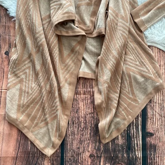 Anthropologie Moth Cafe Waterfall Aztec Cardigan