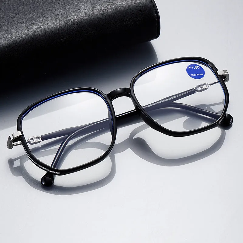 ANTI-BLUE LIGHT FASHION SQUARE PRESBYOPIA GLASSES
