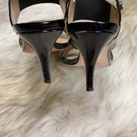 Antonio Melani Open-Toe Patent Leather Shoe, 8M