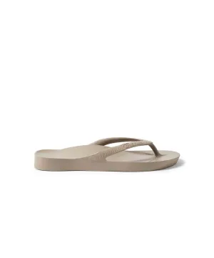 Archies Arch Support Taupe Thongs