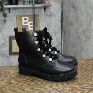Art Class Girls Youth Zara Combat Boots 88435348 Black 4