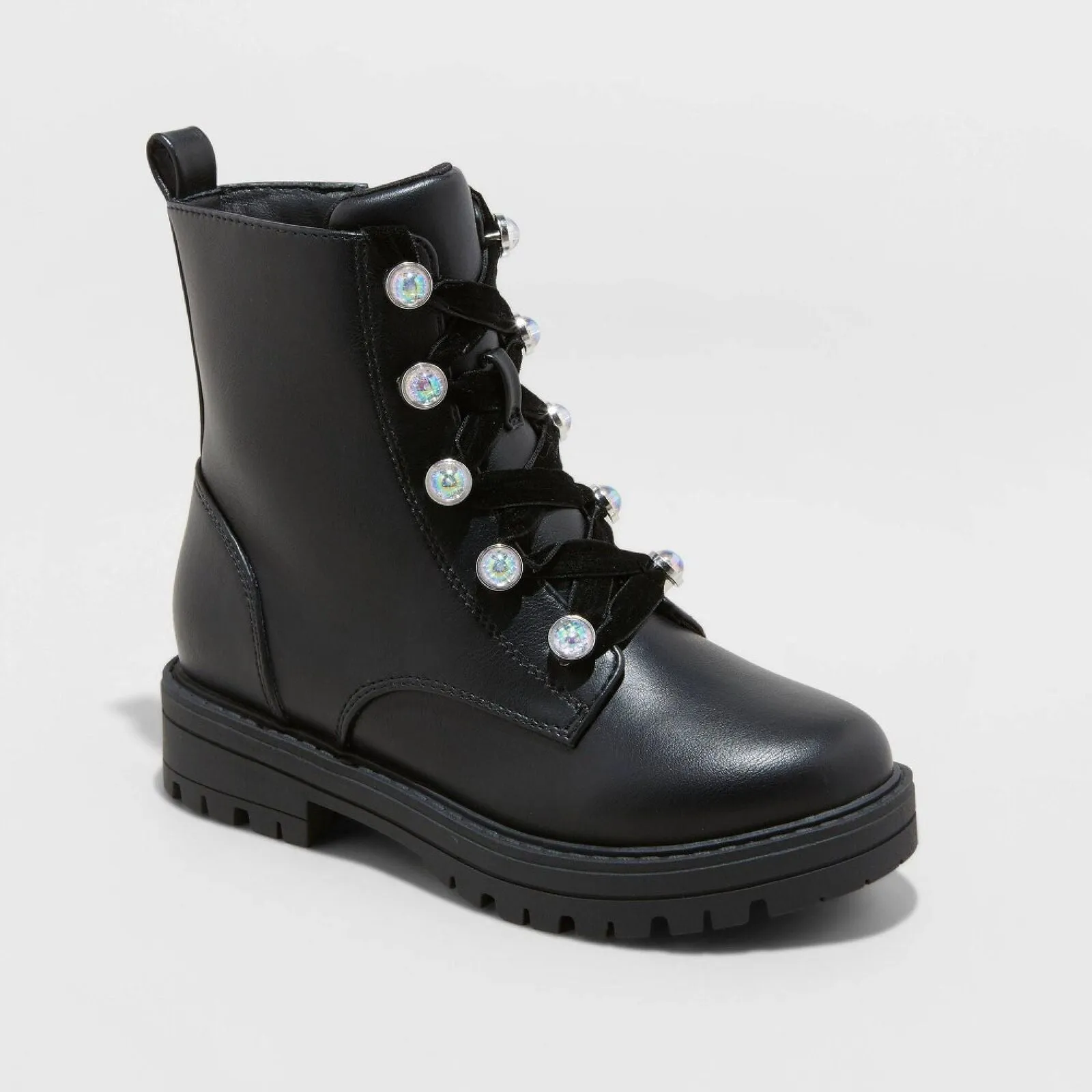 Art Class Girls Youth Zara Combat Boots 88435348 Black 4