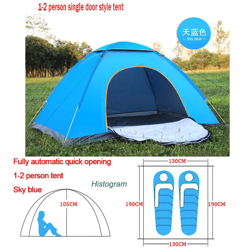Automatic Pop Up Outdoor Camping Tent 1-4 Person