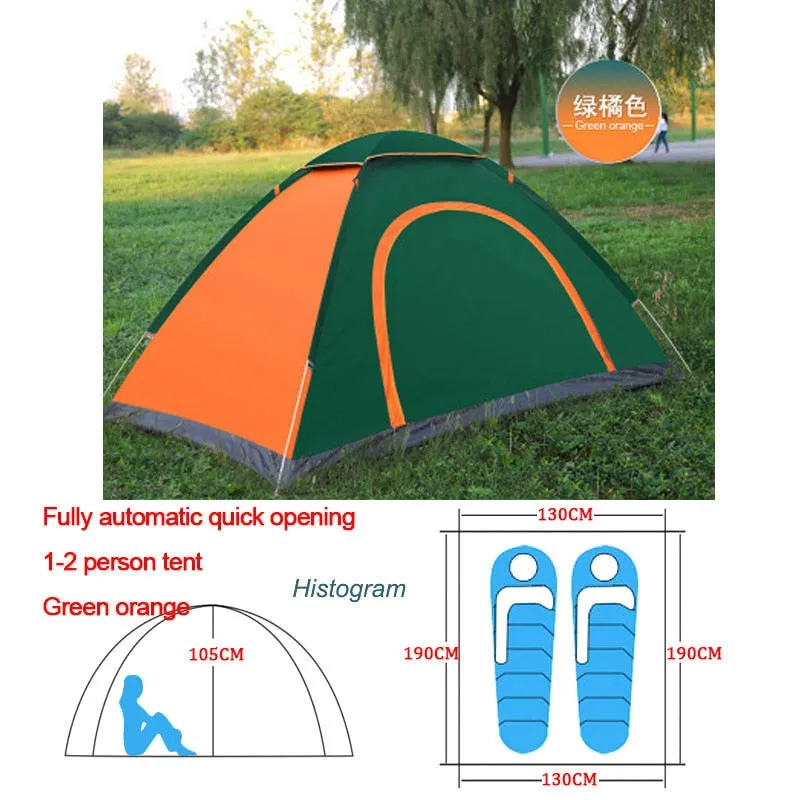 Automatic Pop Up Outdoor Camping Tent 1-4 Person