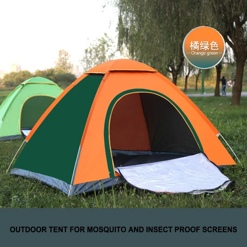 Automatic Pop Up Outdoor Camping Tent 1-4 Person
