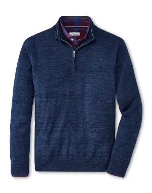 Autumn Crest Quarter Zip in Indigo