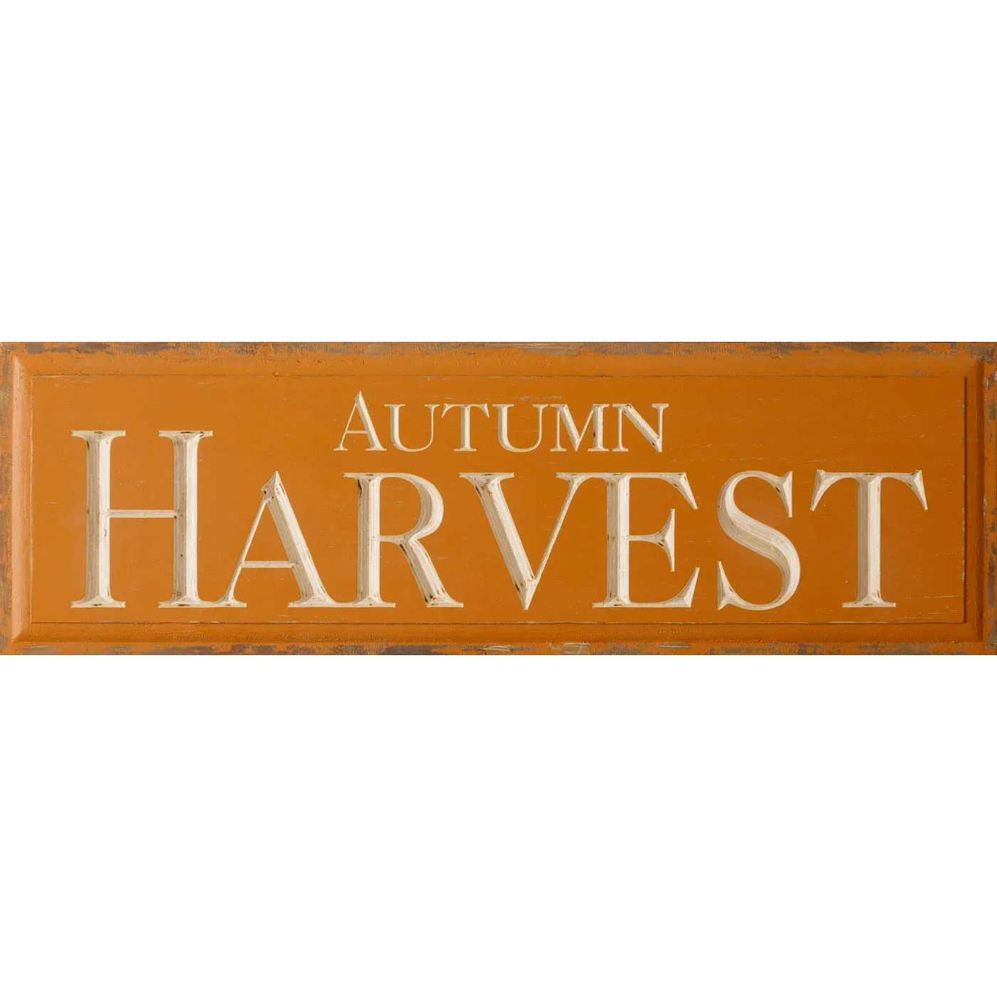 Autumn Harvest Carved Sign