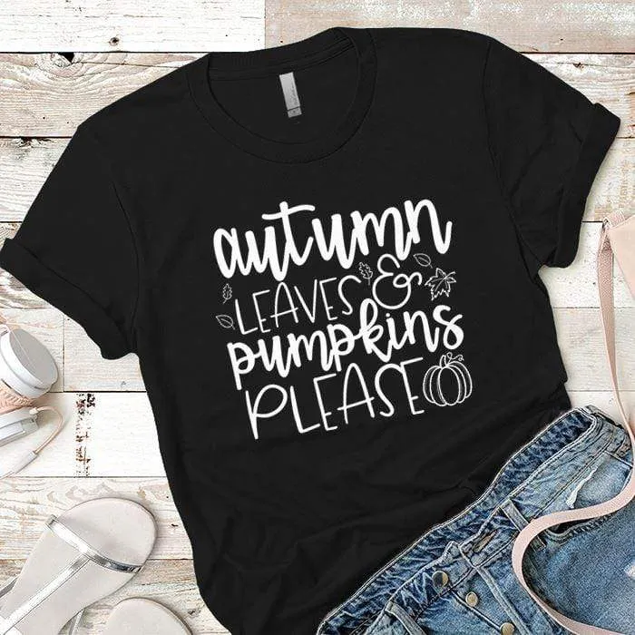 Autumn Leaves Premium Tees