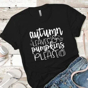 Autumn Leaves Premium Tees