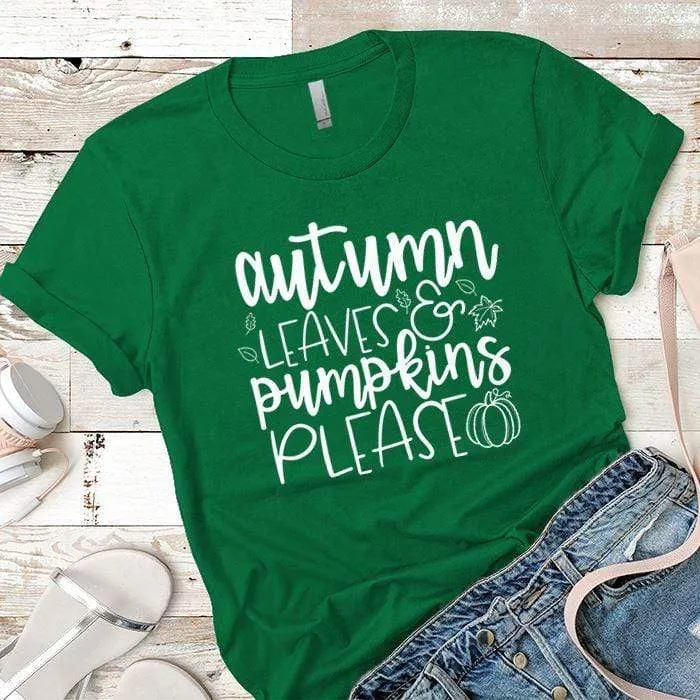 Autumn Leaves Premium Tees