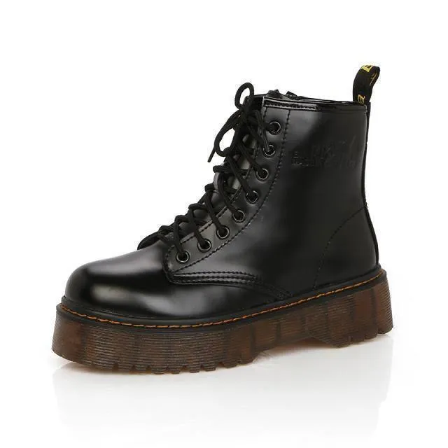 Autumn Platform Boots Sponge Cake Boots Boots Punk Boots Shoes