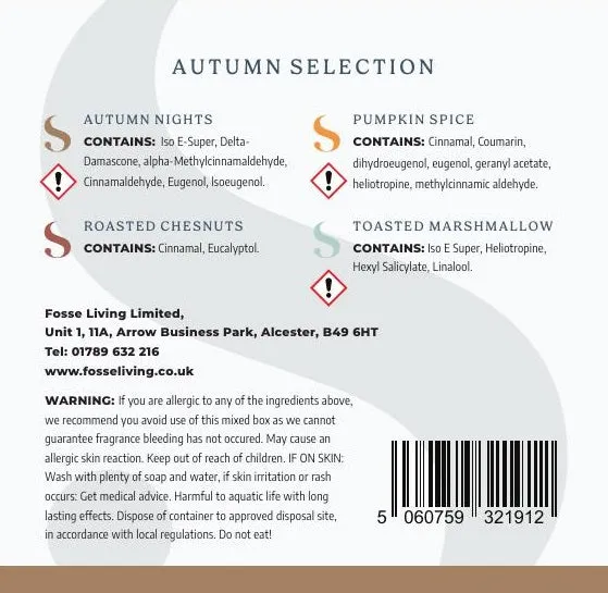 Autumn Selection Wax Melts - 16 Pack