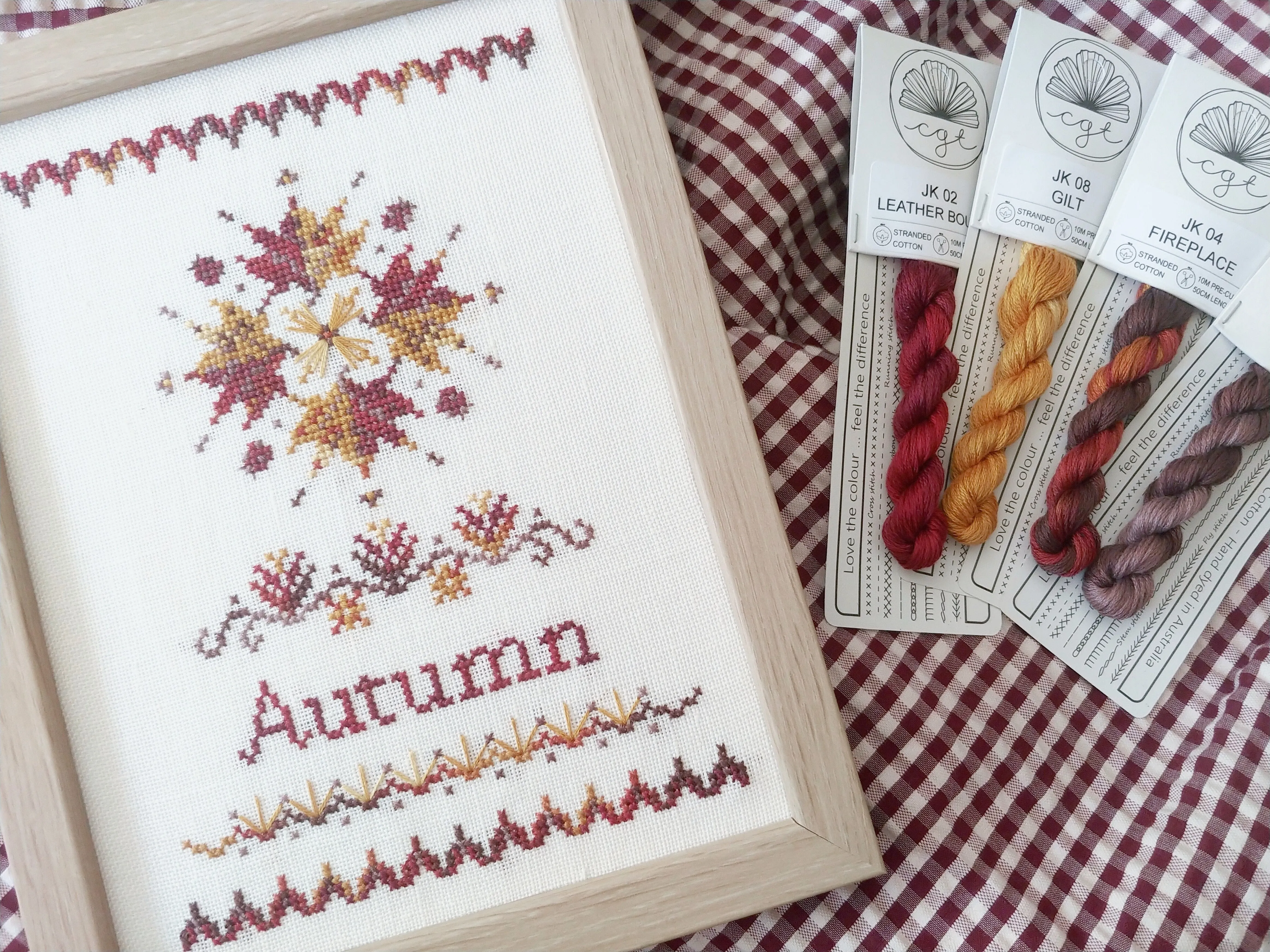 Autumn/Fall - A Stitch for All Seasons Series - Mojo Stitches - Cross Stitch Pattern