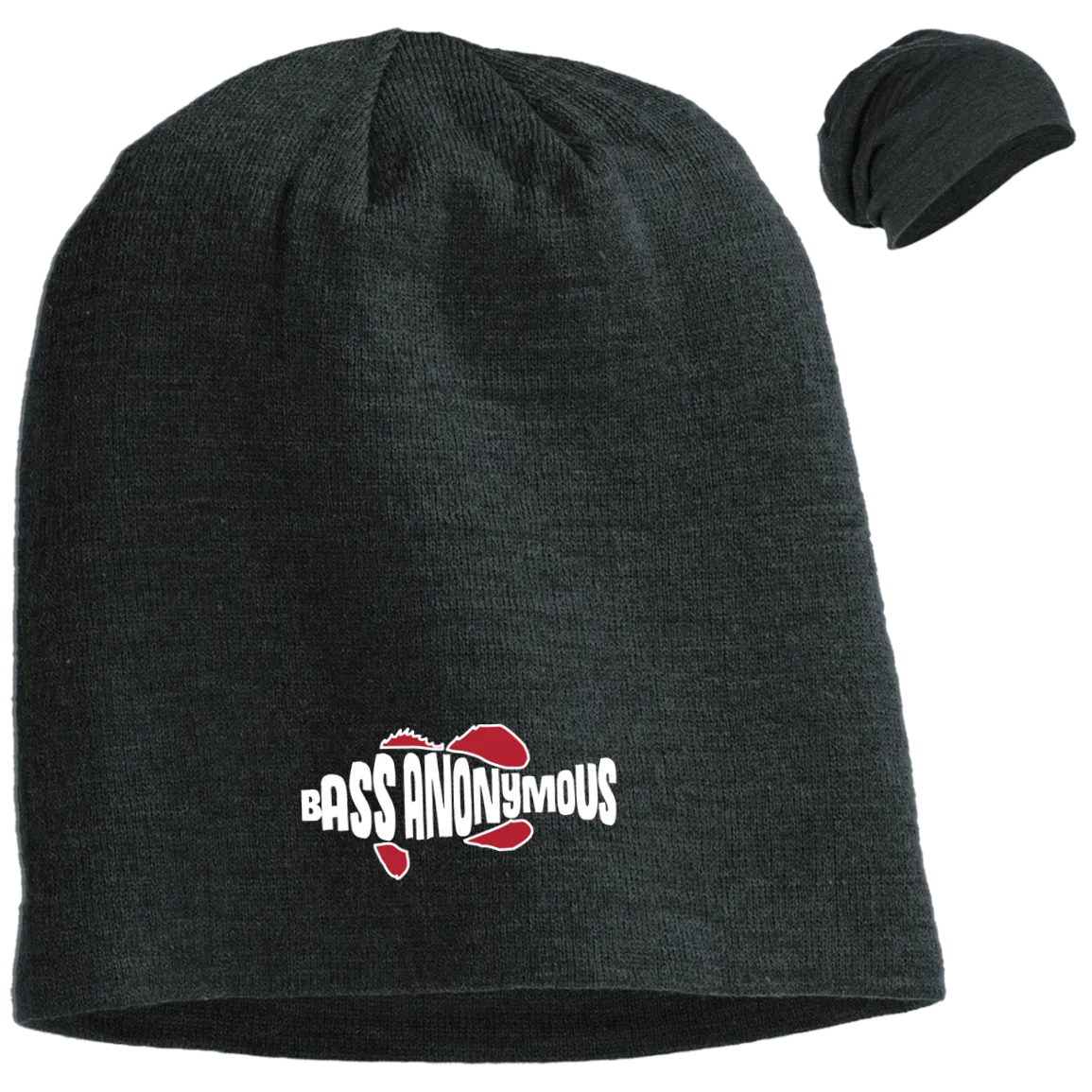 BA SwimLogo Outlined District Slouch Beanie