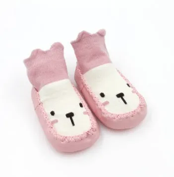 Baby Non-slip Soft-soled Cotton Toddler Shoes And Socks