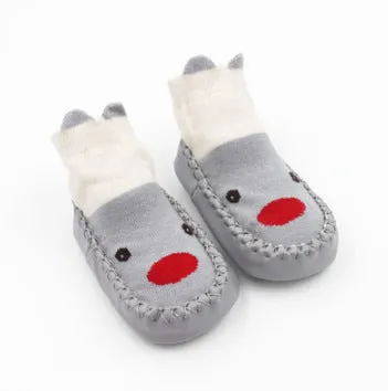 Baby Non-slip Soft-soled Cotton Toddler Shoes And Socks