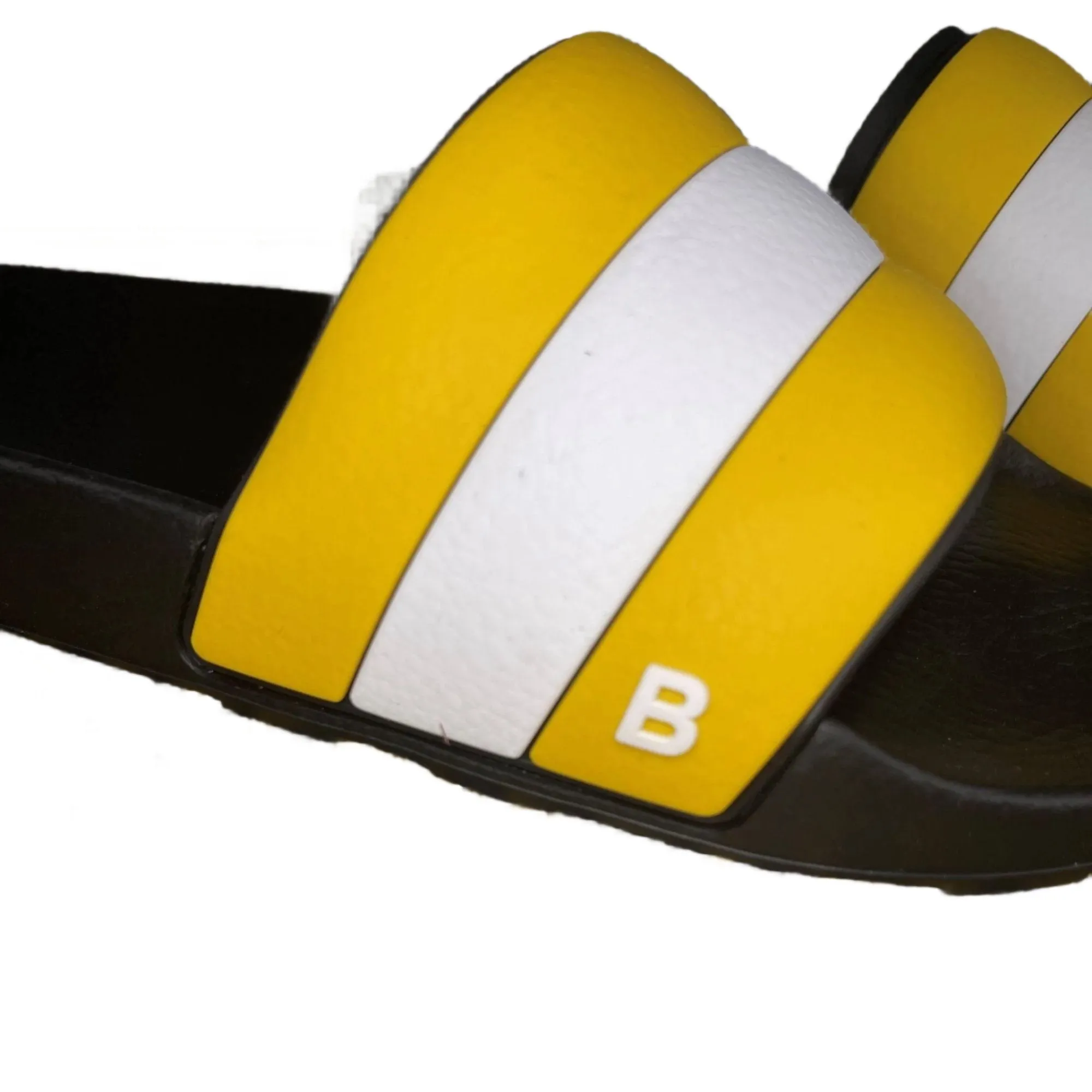 Bally Sleter Yellow Rubber Sandals