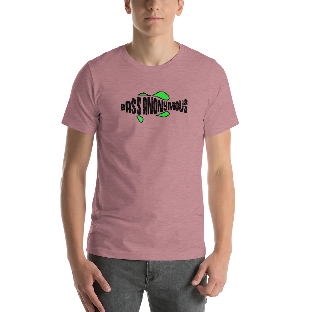 Bass Anonymous Grunge T-shirt Black/Green Short-Sleeve Unisex T-Shirt