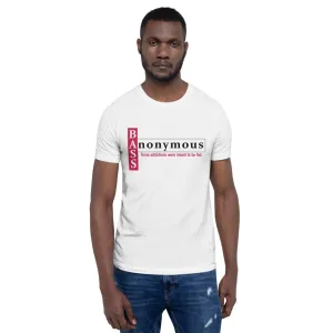 Bass Anonymous Short-Sleeve Unisex T-Shirt Block Left Red/Black