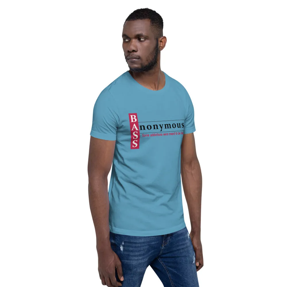 Bass Anonymous Short-Sleeve Unisex T-Shirt Block Left Red/Black