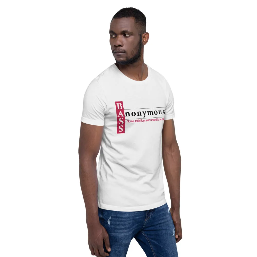 Bass Anonymous Short-Sleeve Unisex T-Shirt Block Left Red/Black