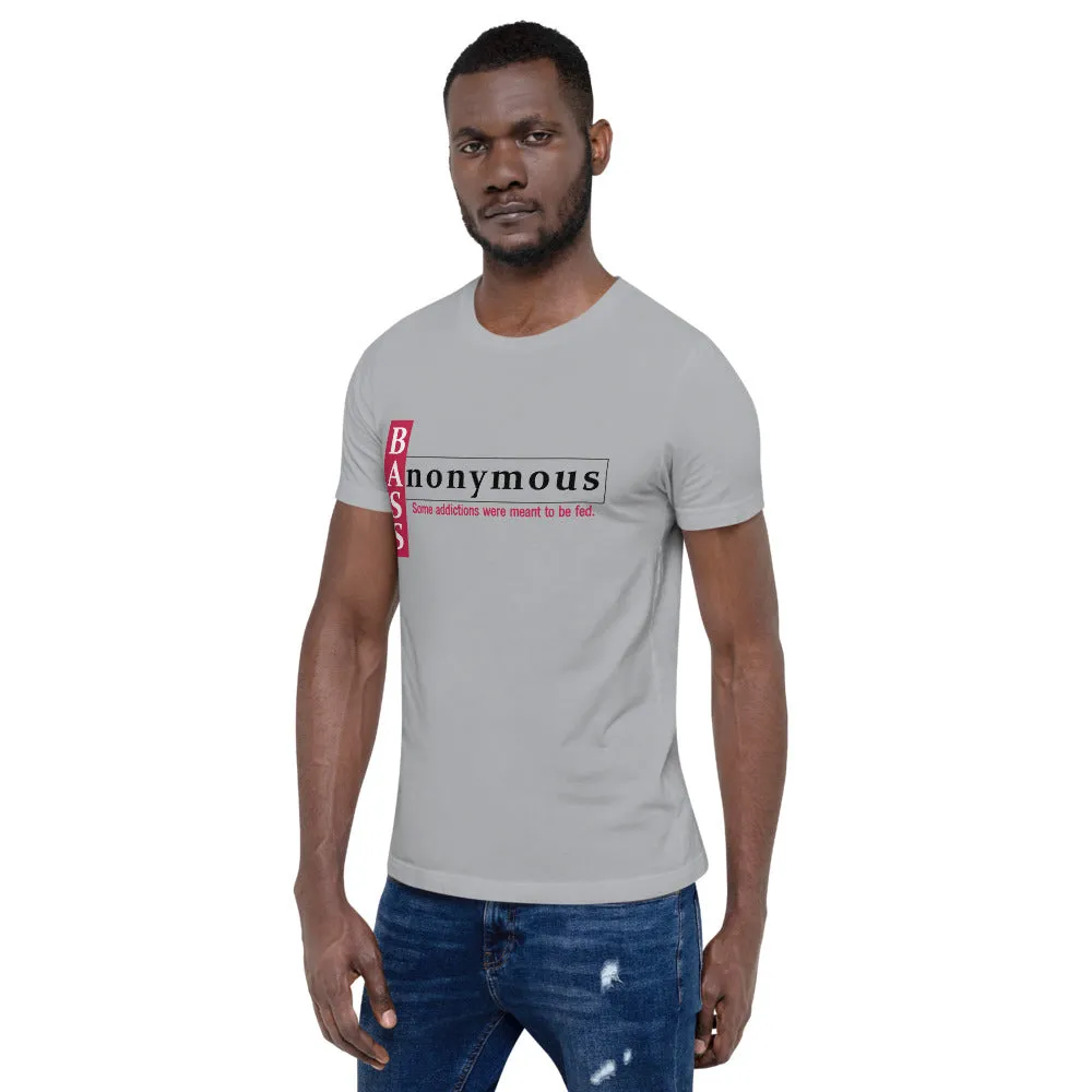 Bass Anonymous Short-Sleeve Unisex T-Shirt Block Left Red/Black