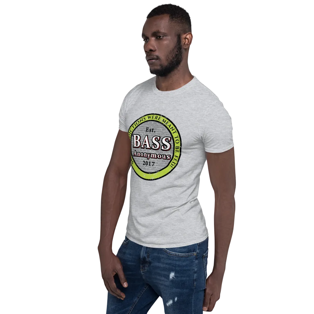Bass Anonymous Vintage Logo Green/Black Short-Sleeve Unisex T-Shirt