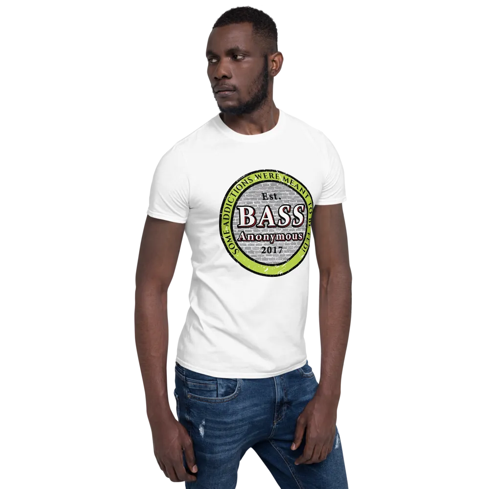 Bass Anonymous Vintage Logo Green/Black Short-Sleeve Unisex T-Shirt