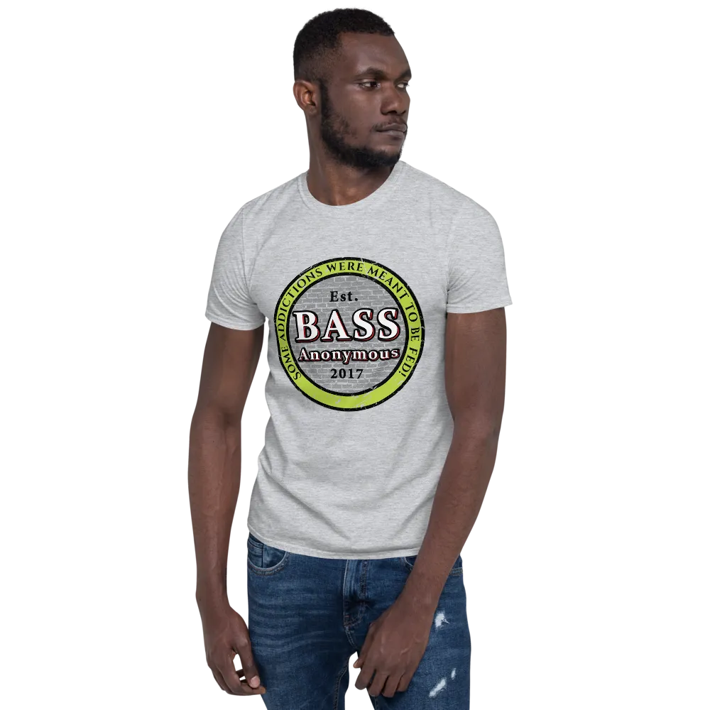 Bass Anonymous Vintage Logo Green/Black Short-Sleeve Unisex T-Shirt