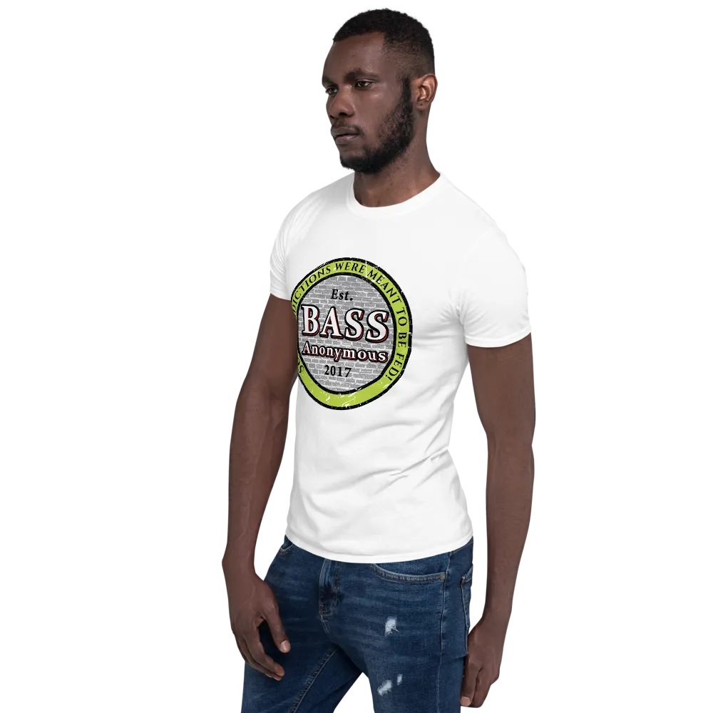 Bass Anonymous Vintage Logo Green/Black Short-Sleeve Unisex T-Shirt