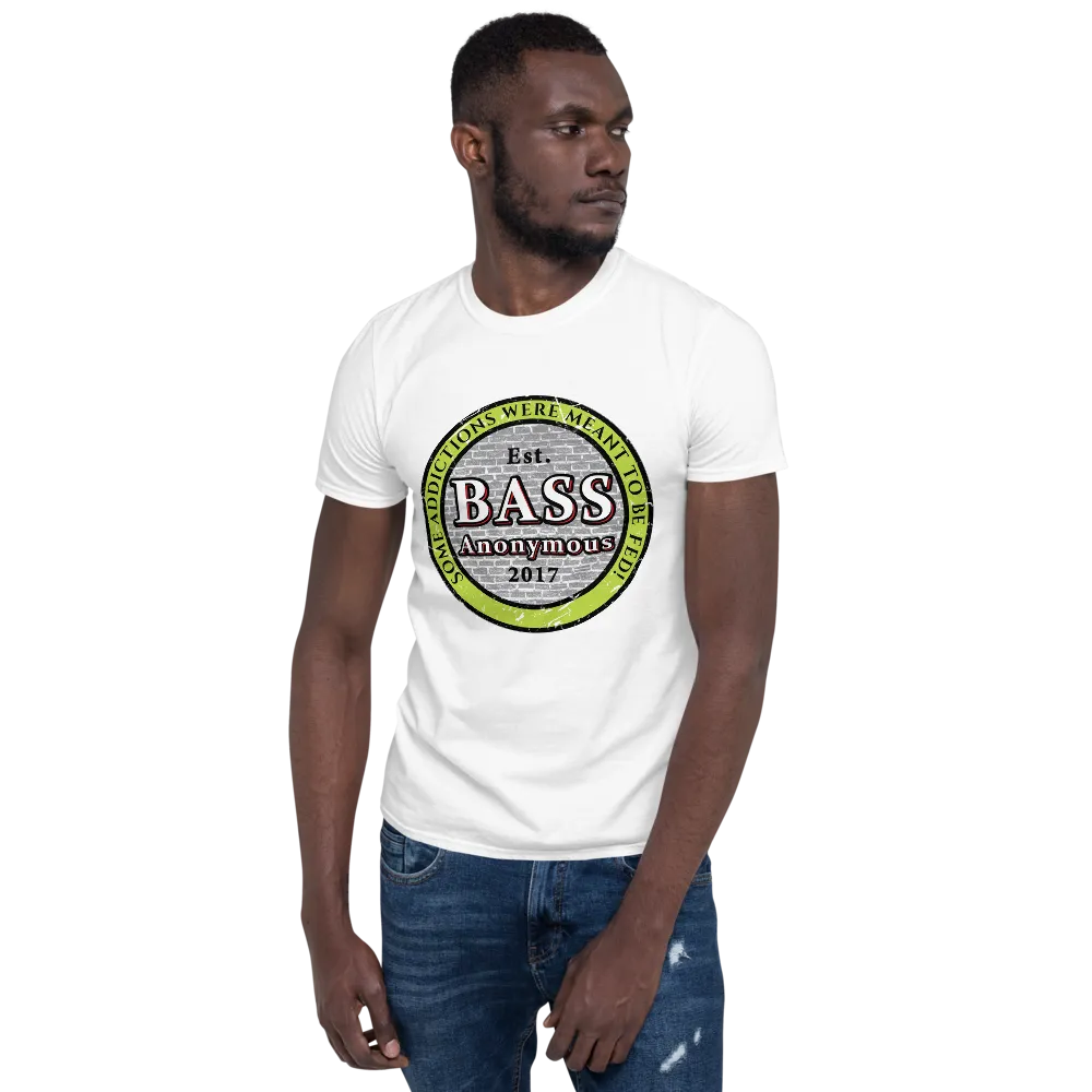Bass Anonymous Vintage Logo Green/Black Short-Sleeve Unisex T-Shirt