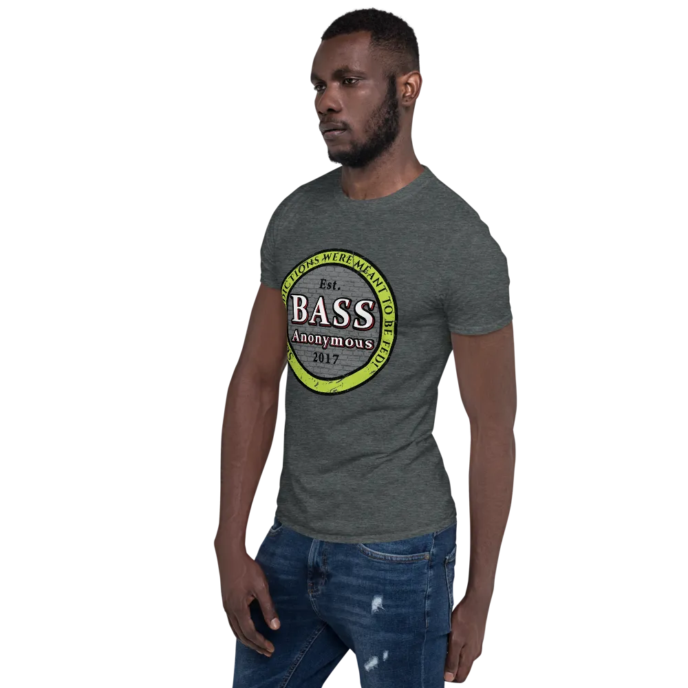 Bass Anonymous Vintage Logo Green/Black Short-Sleeve Unisex T-Shirt
