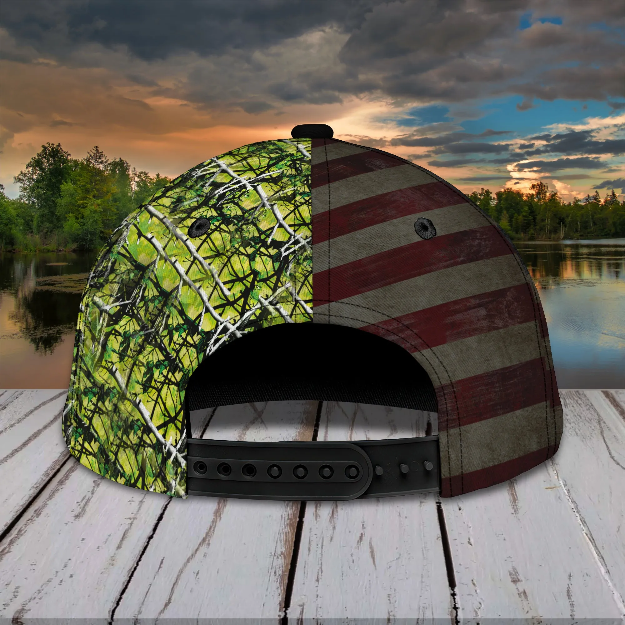 Bass Fishing - Personalized Name Cap - Nmd 48