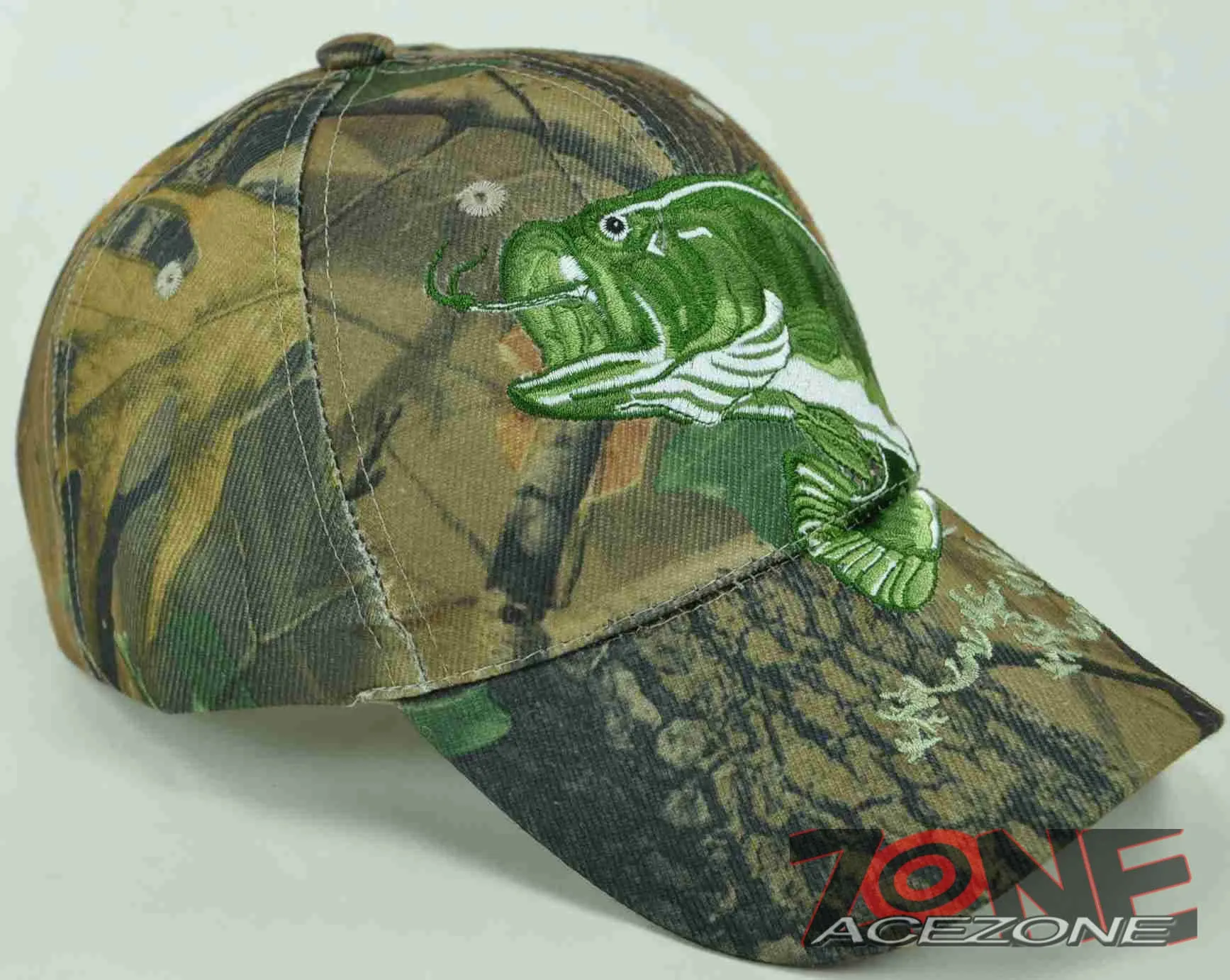 BIG BASS FISHING OUTDOOR SPORTS CAMO CAP HAT