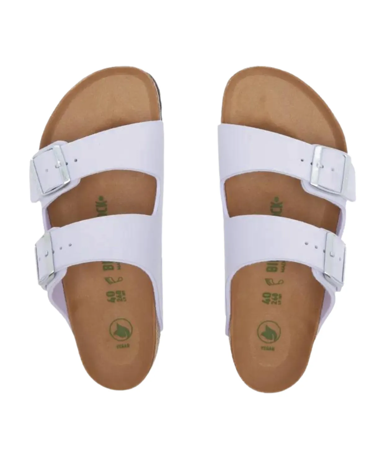 Birkenstock Arizona Synthetic Soft Purple Fog Vegan Sandals