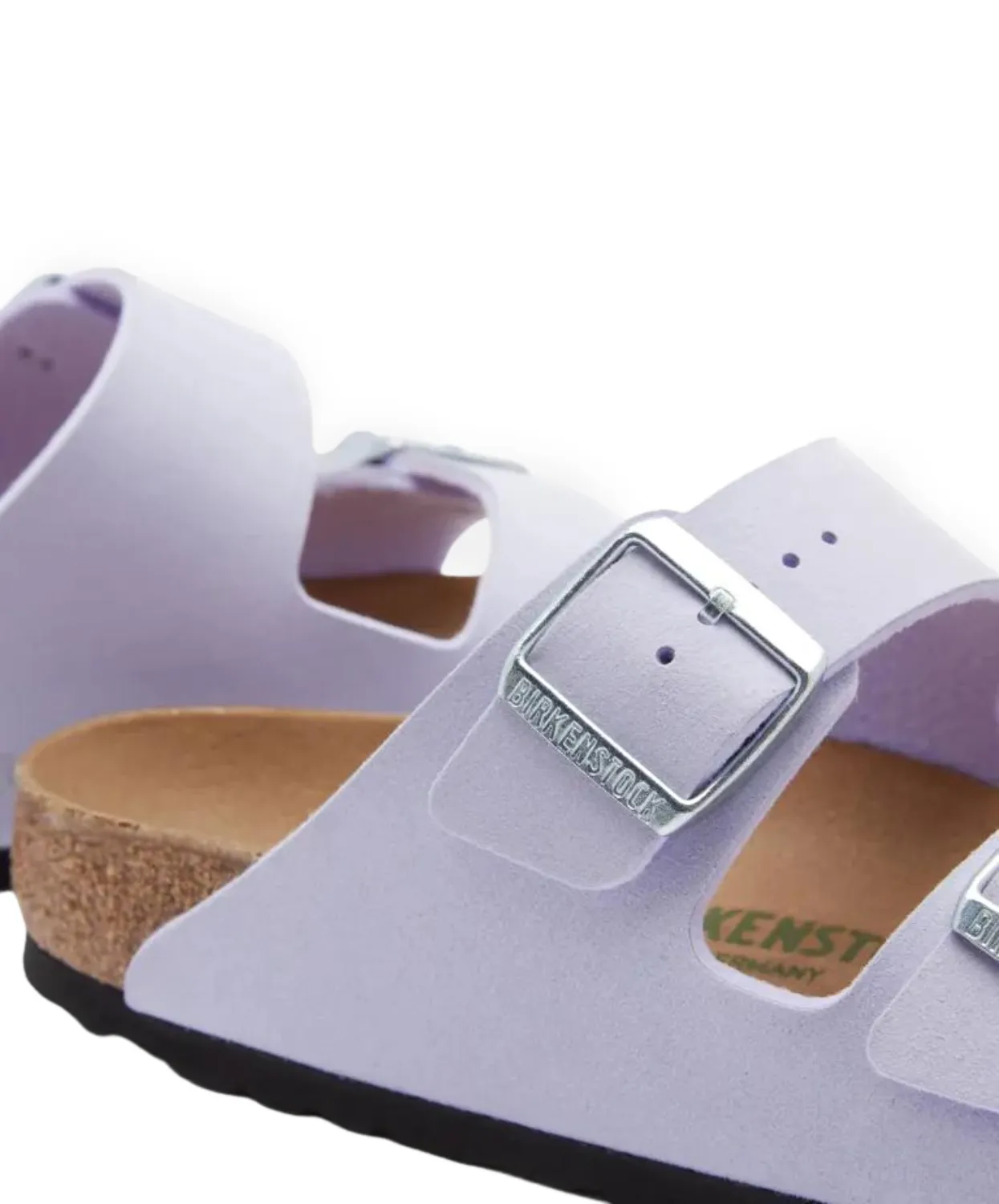 Birkenstock Arizona Synthetic Soft Purple Fog Vegan Sandals