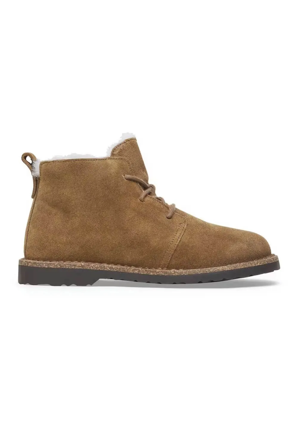 Birkenstock Uppsala Mid Shearling Boots for Women in Dark Tea | 1028086
